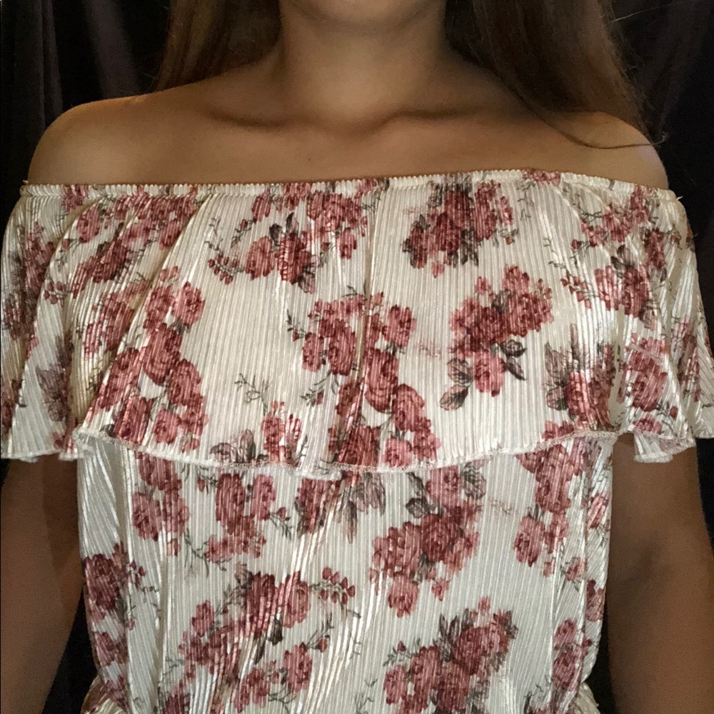 Off the shoulder romper